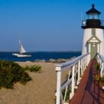 Brant Point Light in Nantucket, Massachusetts
