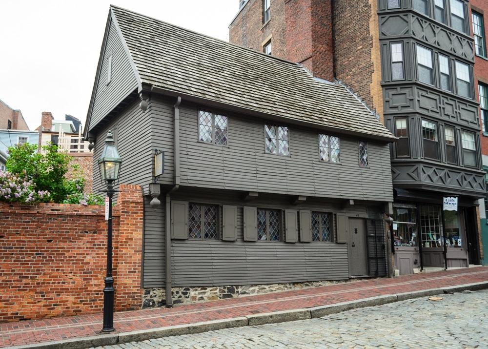 Tourico Vacations on Massachusetts - Paul Revere House in Historic Boston, Massachusetts